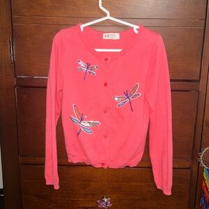 Girls H&M Dragonfly Sweater size 4-6Y